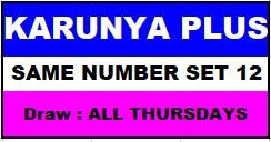 Same Number Set Karunya Plus